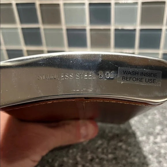 Crown Royal Leather Flask - Picture 3 of 4